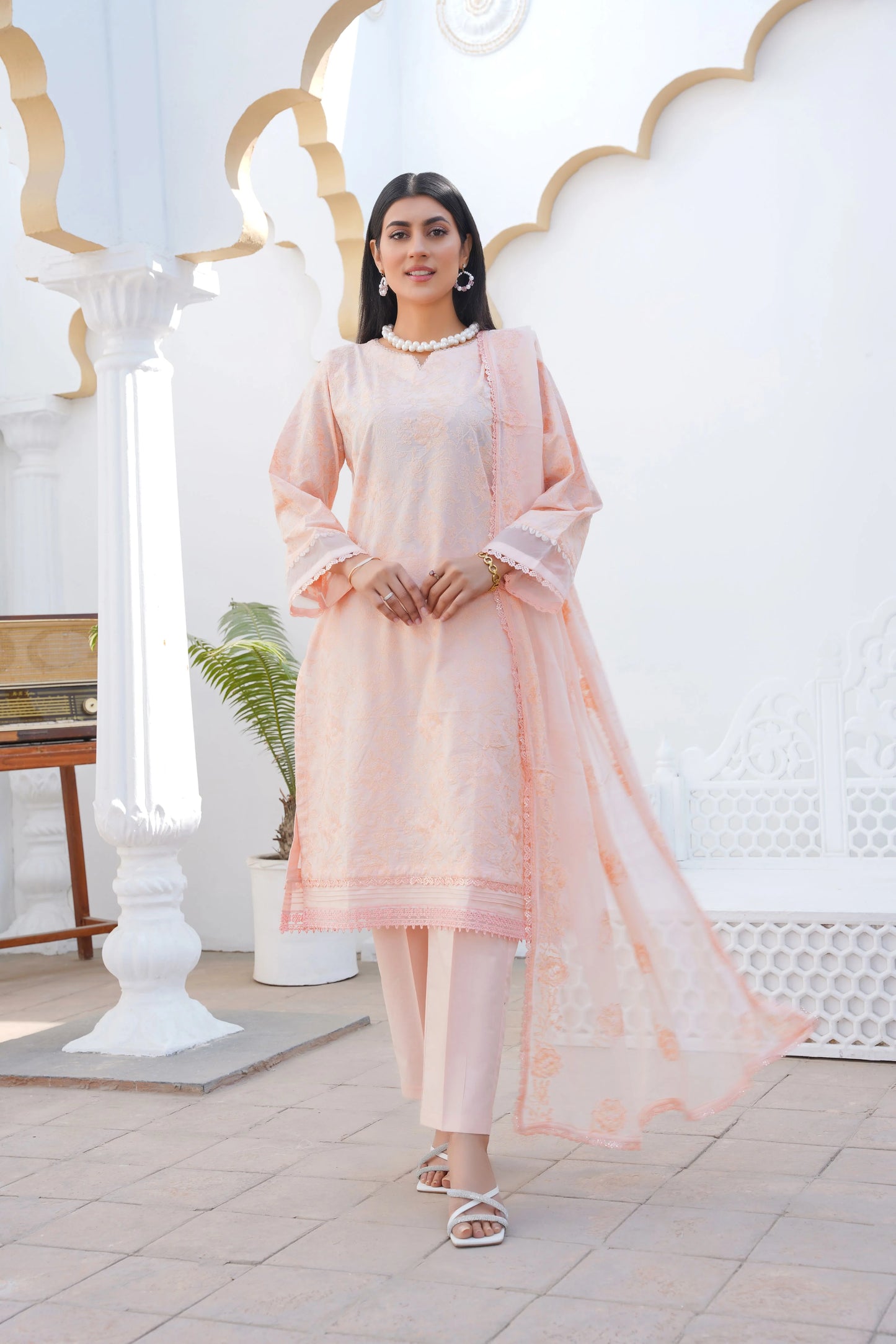 Embroidered Lawn Suit - 3 PC