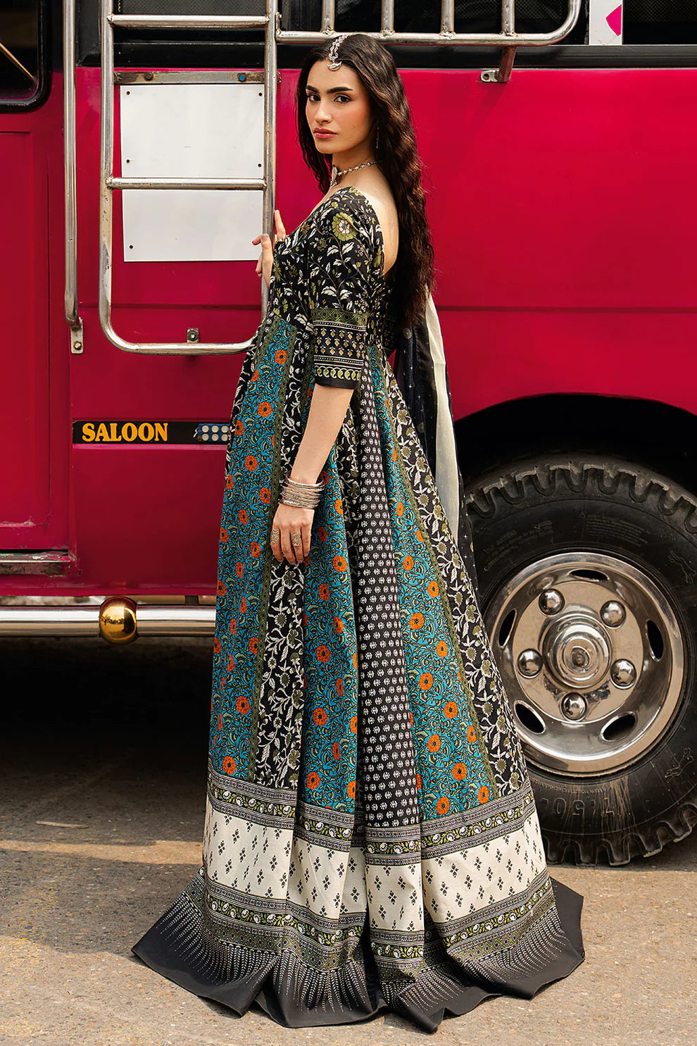 SP-102 Nigha – 3 Piece Cotton Silk Suit