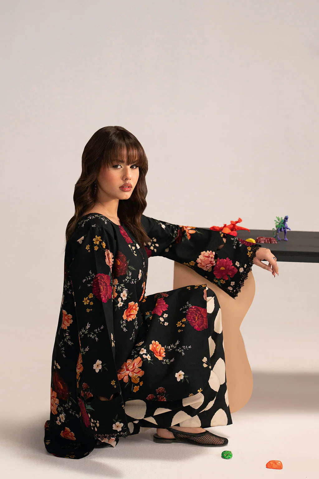 Midnight Bloom  – Premium 2 -Piece by Enzam (AB-205)