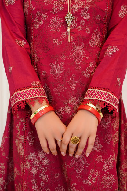 3 Pc Embroidered Lawn Suit by enzam