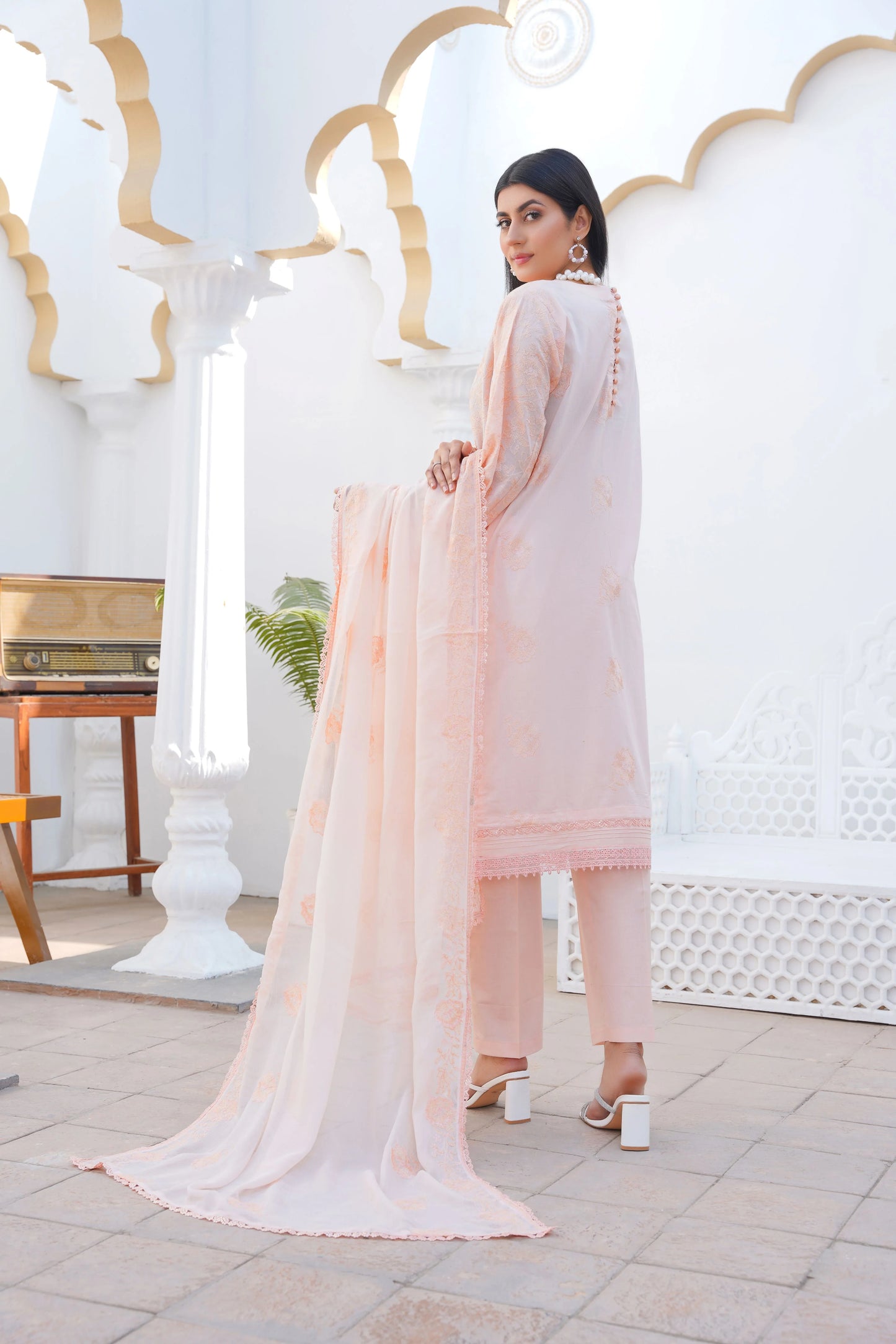 Embroidered Lawn Suit - 3 PC