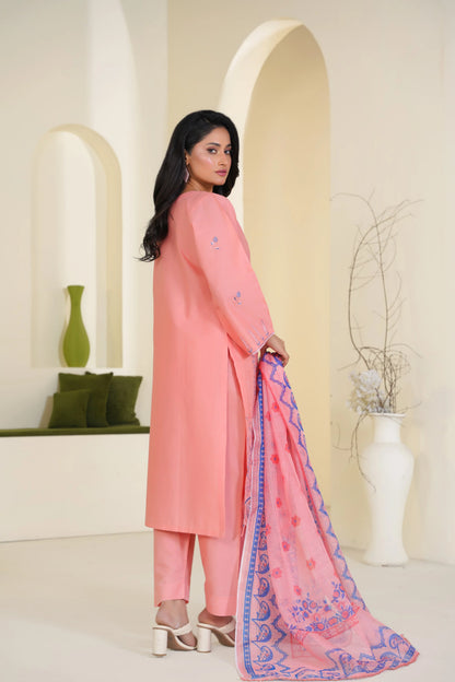 Peach Blossom – Lawn Ready to Wear 3PC