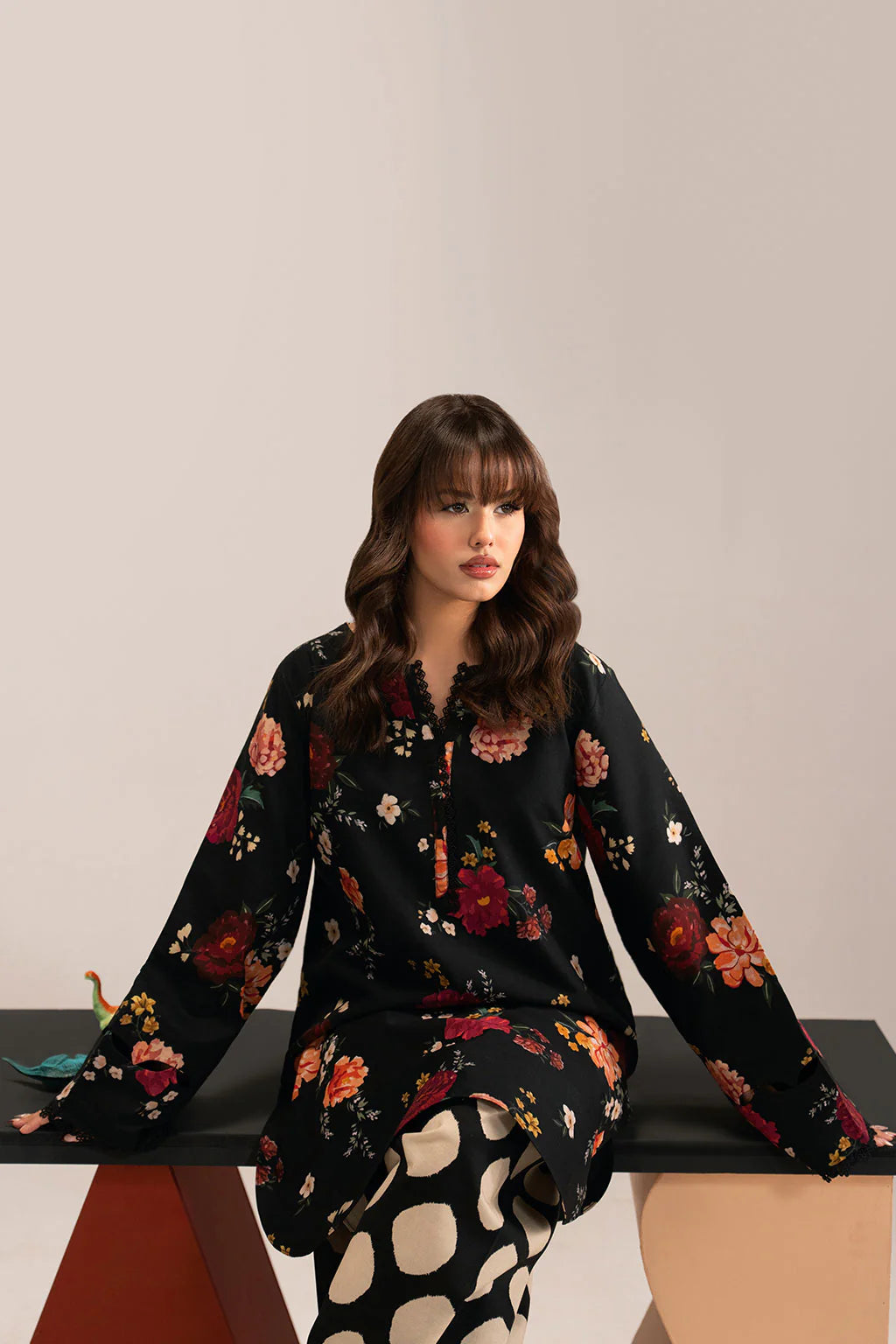 Midnight Bloom  – Premium 2 -Piece by Enzam (AB-205)