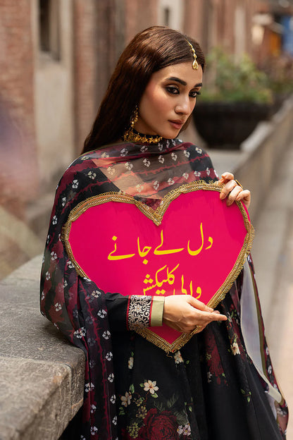 SP-106 Kali Raat – 3 Piece Cotton Silk Suit