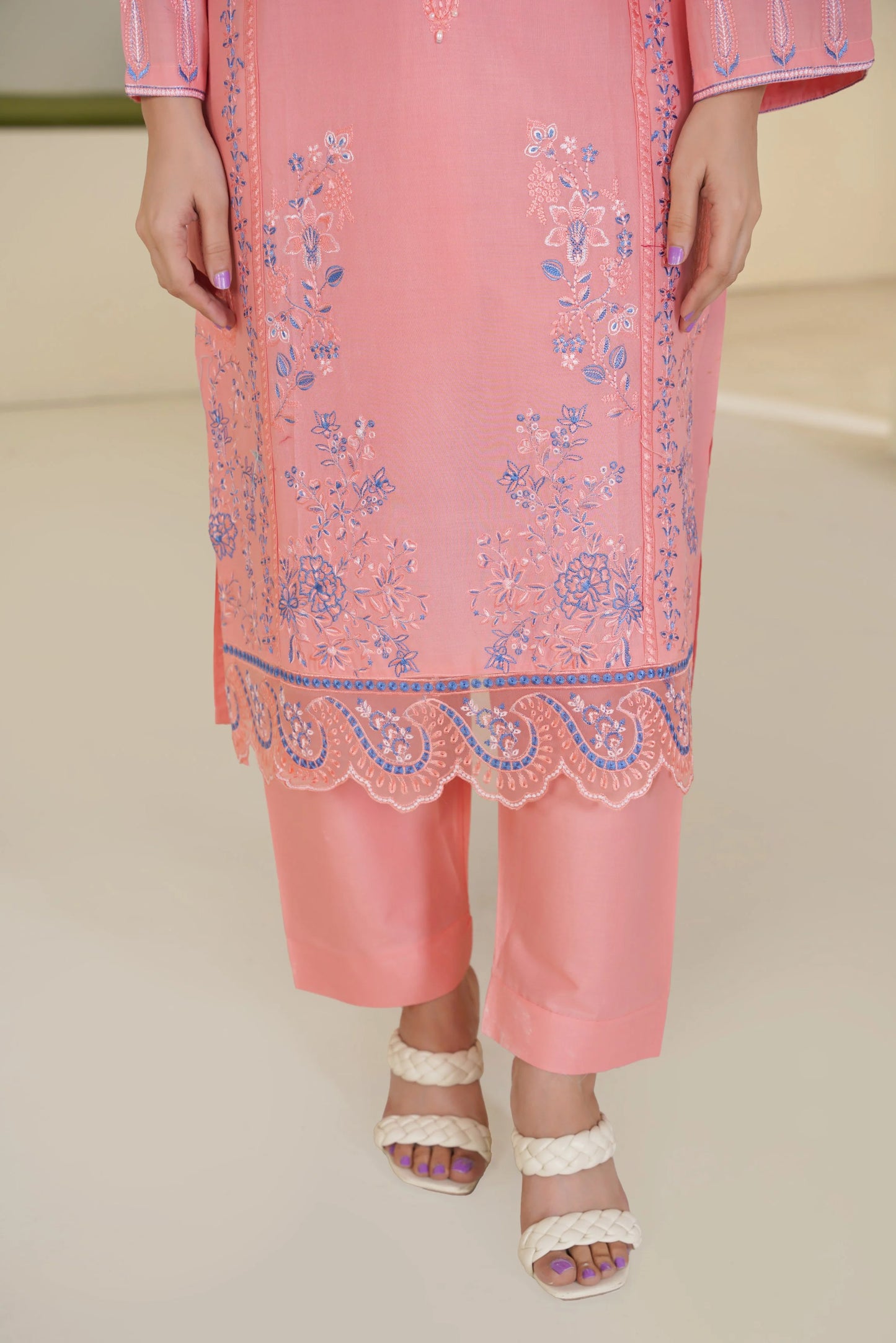 Peach Blossom – Lawn Ready to Wear 3PC