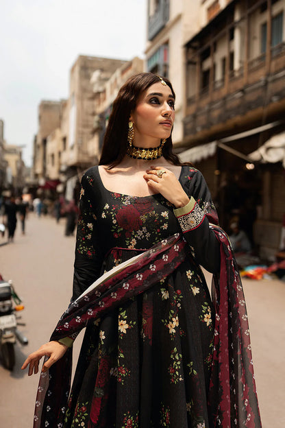 SP-106 Kali Raat – 3 Piece Cotton Silk Suit