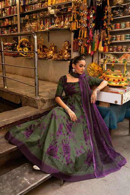 SP-104 Gulpari – 3 Piece Cotton Silk Suit