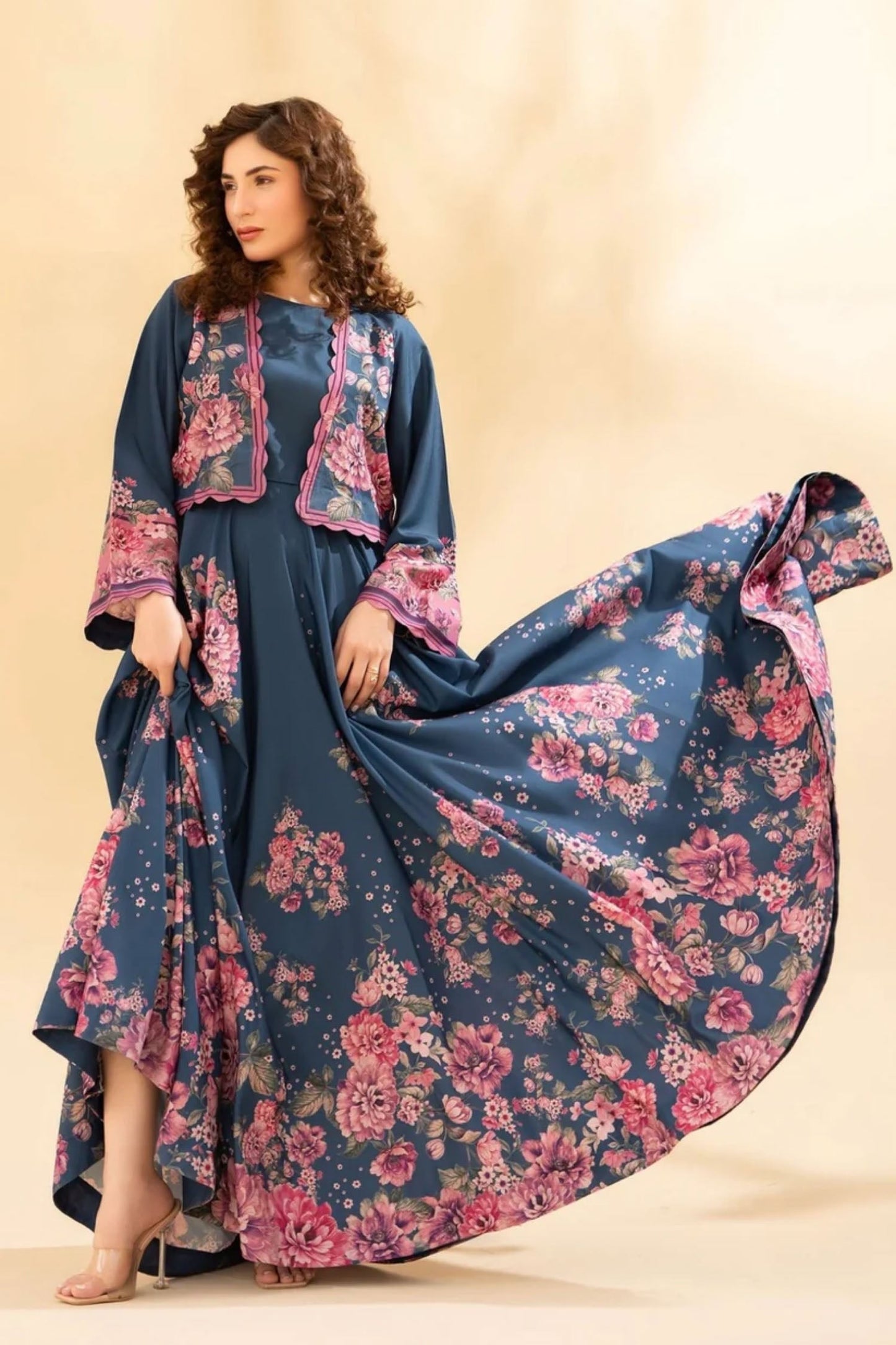 Dusk Rose - Premium Maxi For Eid