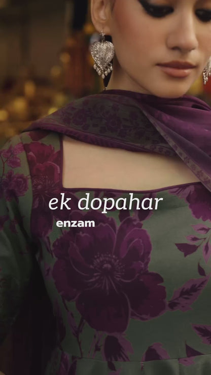 SP-104 Gulpari – 3 Piece Cotton Silk Suit